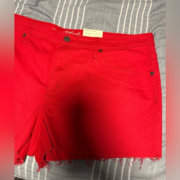 NWT Red Denim Shorts - Picture 4 of 5